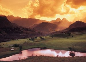Cathedral Peak Golf course