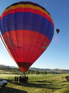 Hot air ballooning in the Champagne Valley