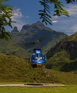 Drakensberg helicopter flips