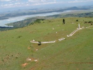 Spionkop battlfied and view of Spionkop dam